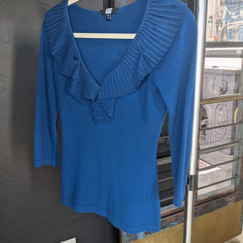 Royal blue Saks Fifth Avenue Sweater Top
